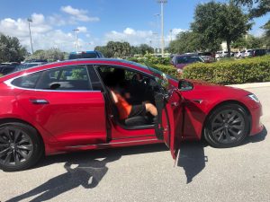 A Quick Story About a Red Tesla